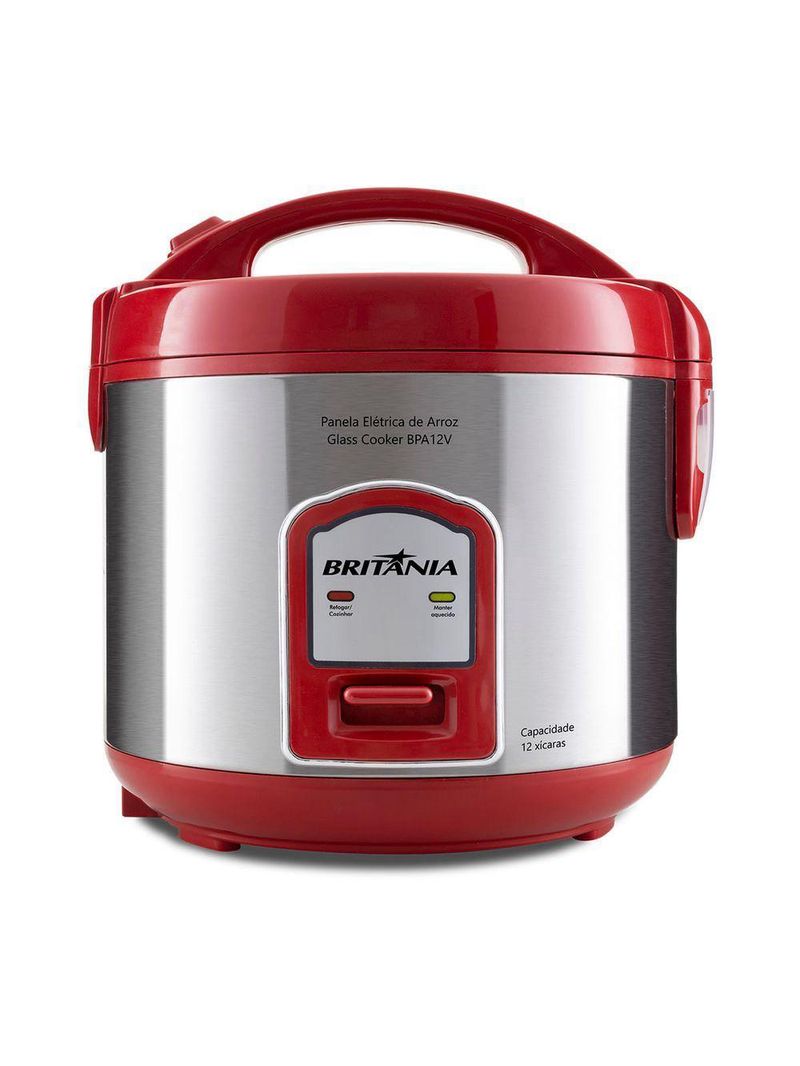 Panela De Arroz Britânia Glass Cooker BPA12V 4L 110V