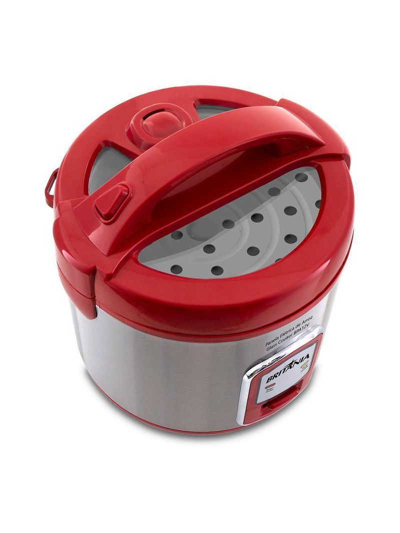Panela De Arroz Britânia Glass Cooker BPA12V 4L 110V