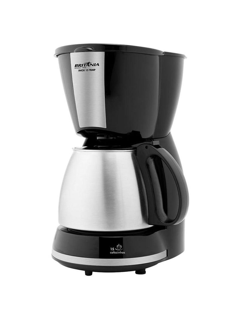 Cafeteira Britânia Jarra Em Inox 15 Temp 220V
