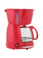 Cafeteira Britânia CP15 Vidro Vermelha Com Inox 220V