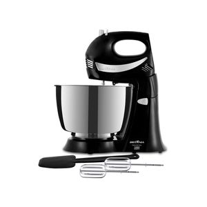 Batedeira Britânia Diamante Inox PR Preto 4,3l 550W 2 Em 1 110V