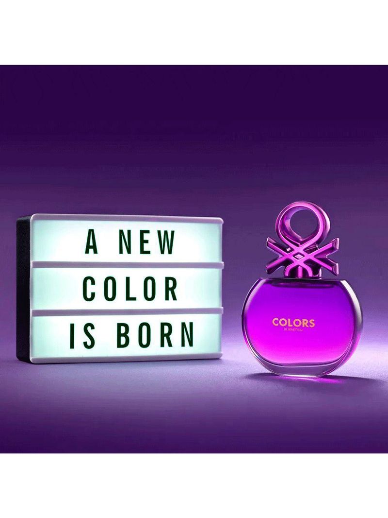 Benetton Colors Purple Eau De Toilette - Perfume Feminino 50ml