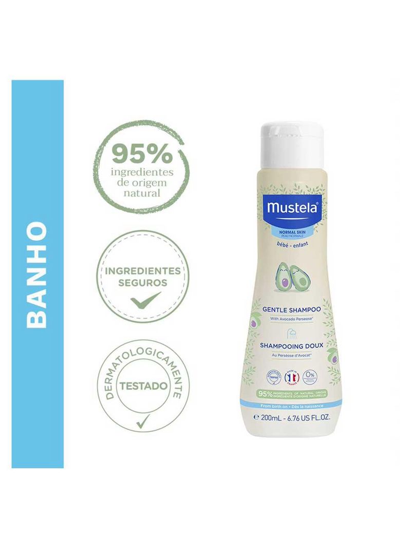 Mustela bebê gentle shampoo infantil