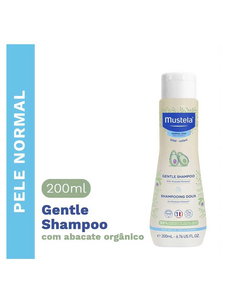 Mustela bebê gentle shampoo infantil