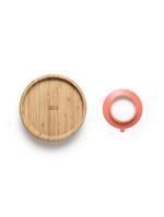 Prato raso com ventosa bam n' boo +6m rosa fisher price - bb1169