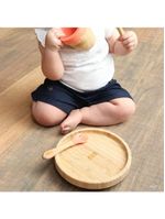 Prato raso com ventosa bam n' boo +6m rosa fisher price - bb1169