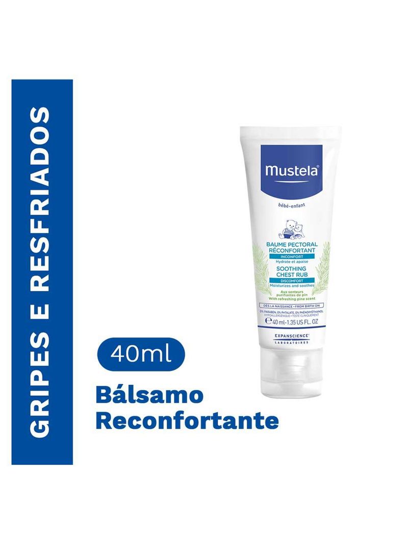 Bálsamo mustela peitoral reconfortante