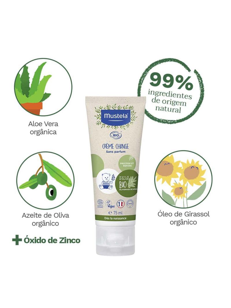 Creme preventivo de assaduras mustela bio