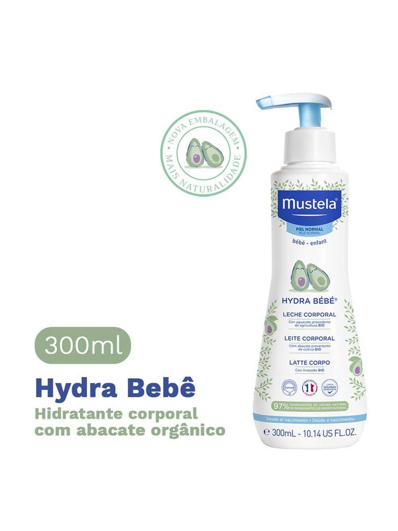 Hidratante corporal mustela bebê
