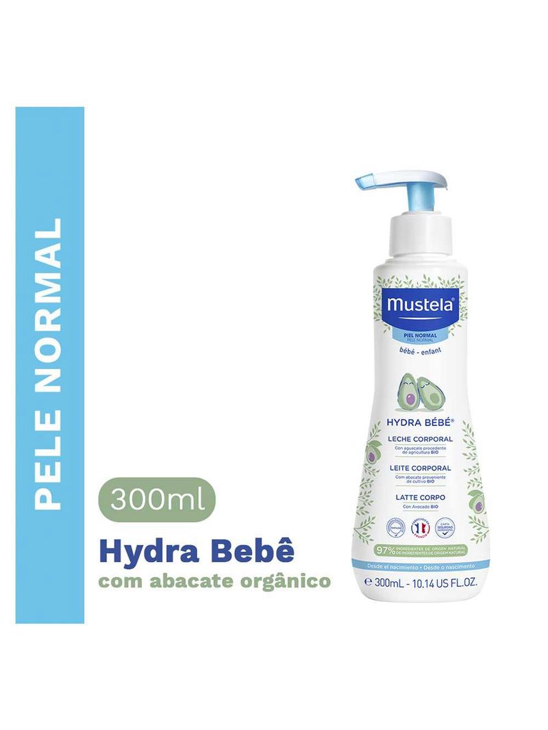 Hidratante corporal mustela bebê