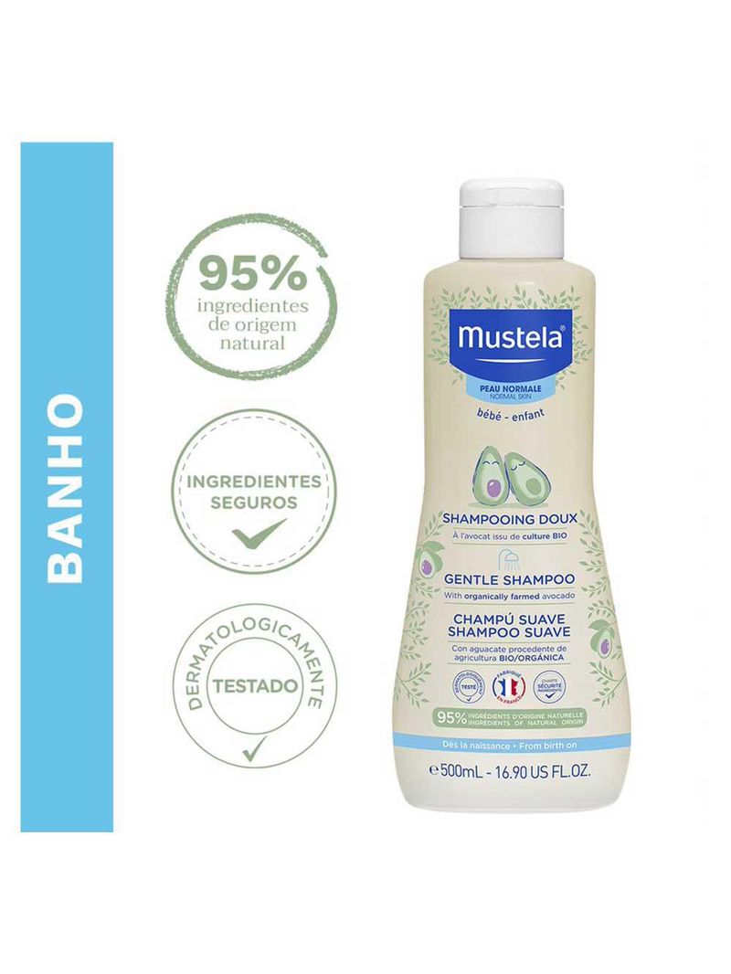 Mustela bebê gentle shampoo infantil