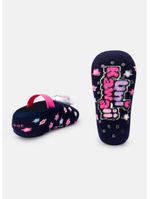 Meia sapatilha com aplique bebê menina antiderrapante unicórnio kawaii