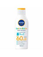 Nivea sun protetor solar kids & babies pele sensível fps 60
