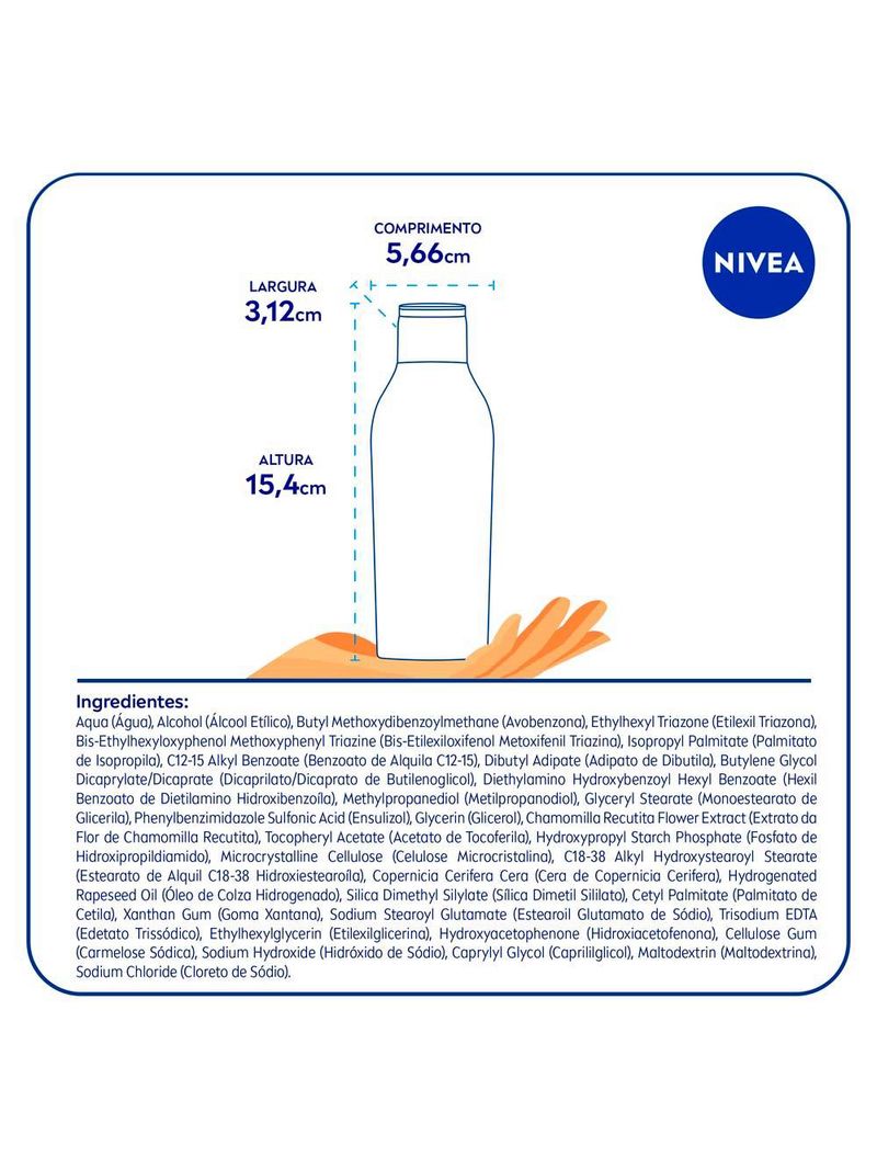 Nivea sun protetor solar kids & babies pele sensível fps 60