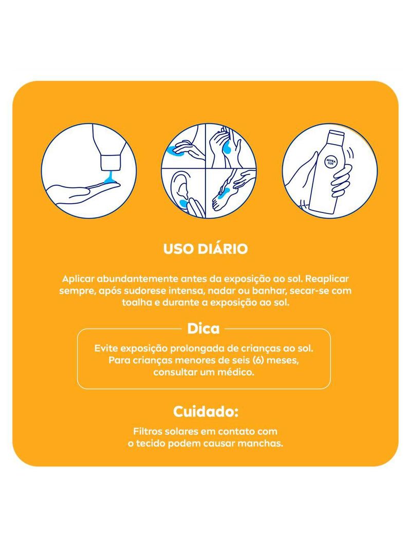 Nivea sun protetor solar kids & babies pele sensível fps 60