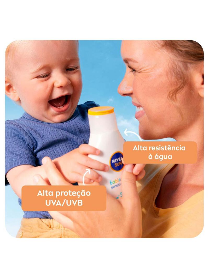 Nivea sun protetor solar kids & babies pele sensível fps 60