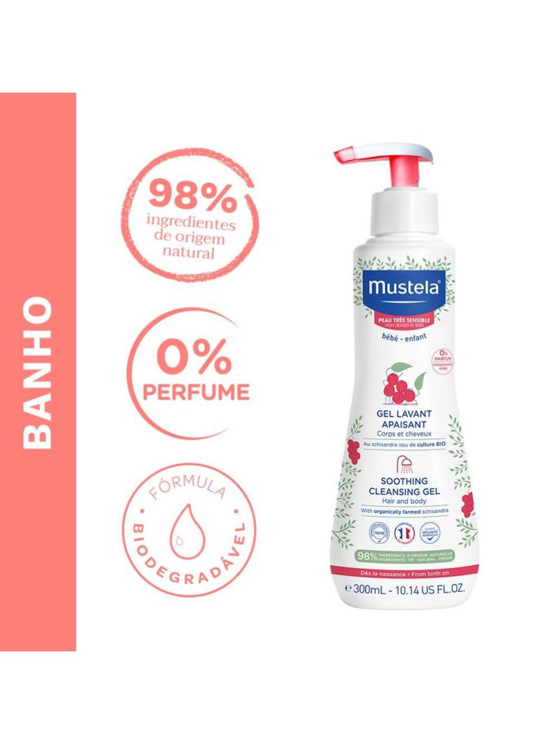 Gel lavante mustela calmante