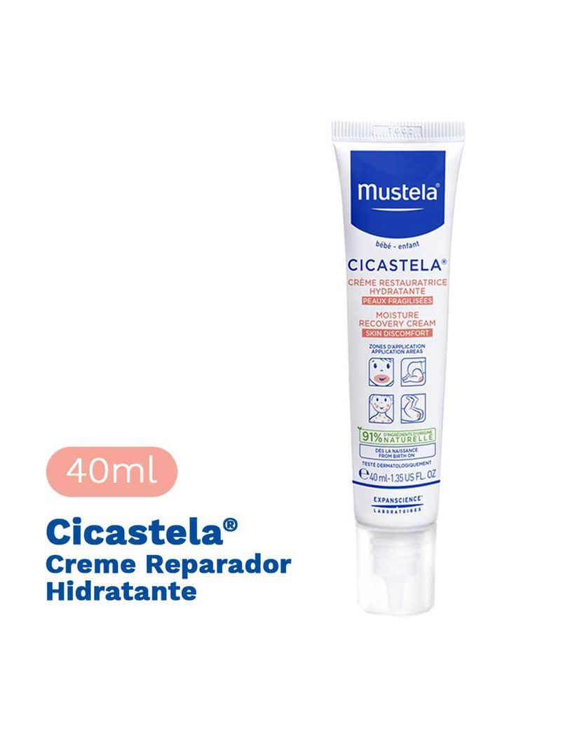 Creme hidratante mustela – cicastela creme reparador hidratante