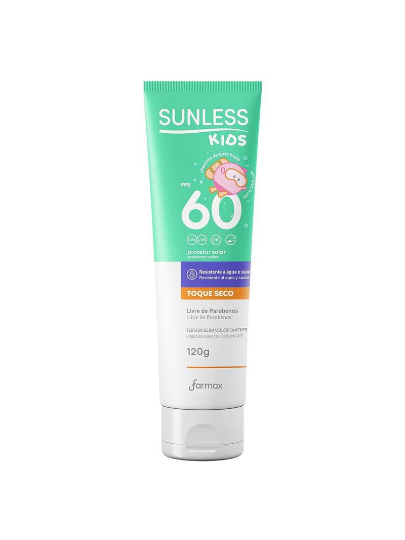 Protetor solar infantil sunless kids fps 60
