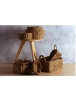 3 cestos redondos wolff de fibra natural retos