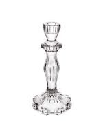 Castiçal para vela wolff athenas de vidro 10cm x 20,5cm