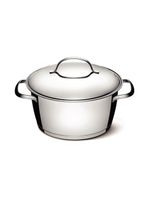 Caçarola funda inox com fundo triplo 18cm allegra - tramontina