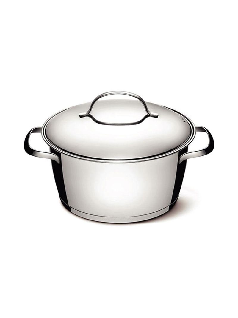 Caçarola funda inox com fundo triplo 18cm allegra - tramontina