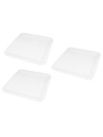 Conjunto de petisqueiras de porcelana quadradas 15 cm