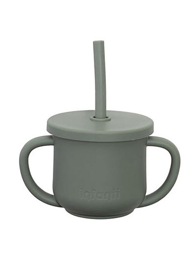 Copo de silicone 2 em 1 piccolo verde - infanti