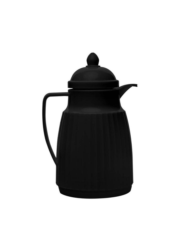 Garrafa térmica de plástico essência preta 300ml