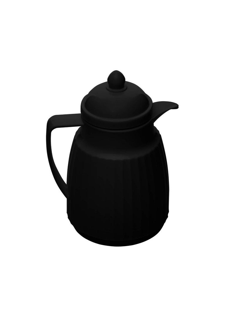 Garrafa térmica de plástico essência preta 300ml