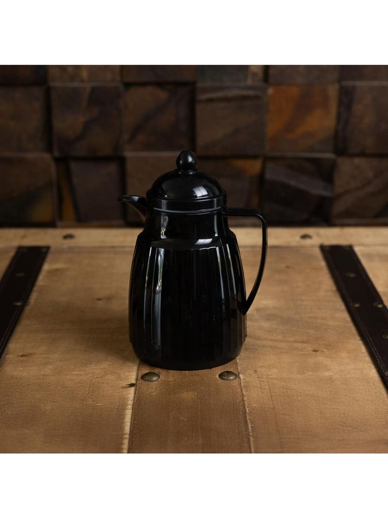 Garrafa térmica de plástico essência preta 300ml