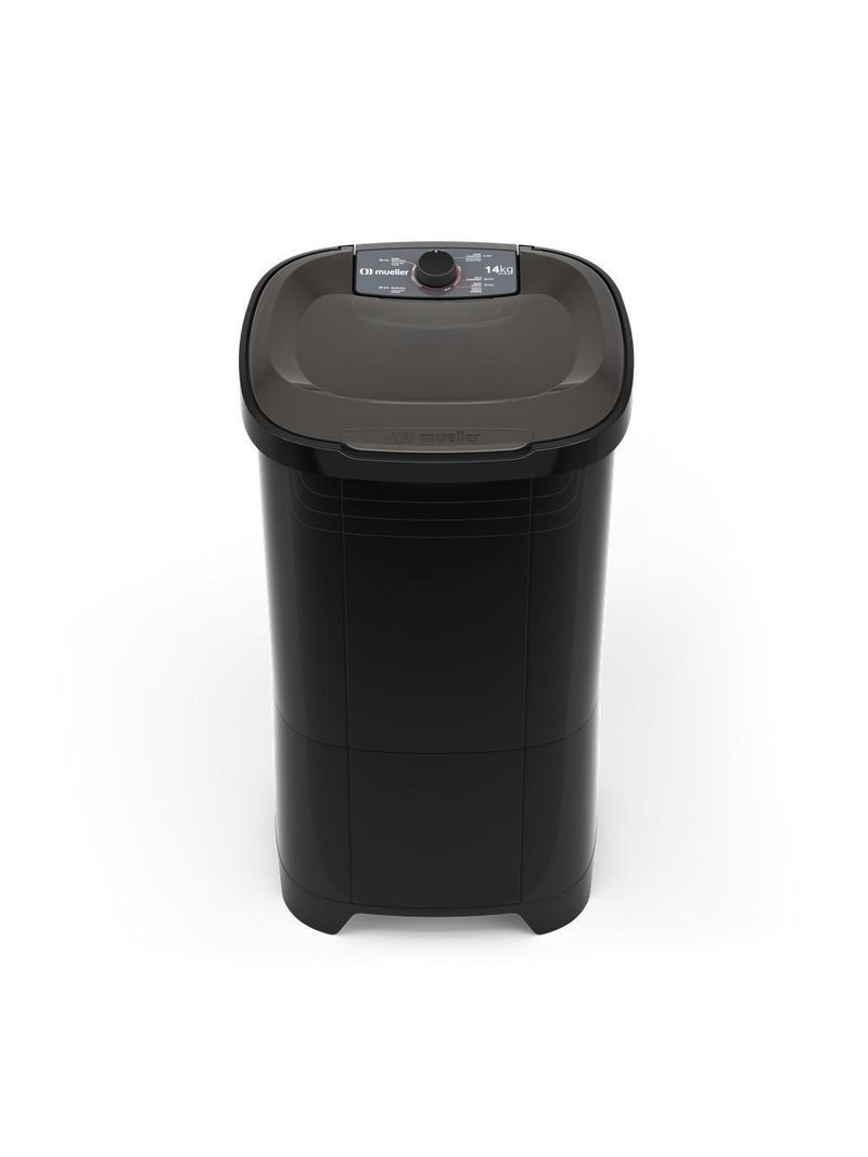 Tanquinho Mueller 14kg Semiautomático Preto MLT14B 110V