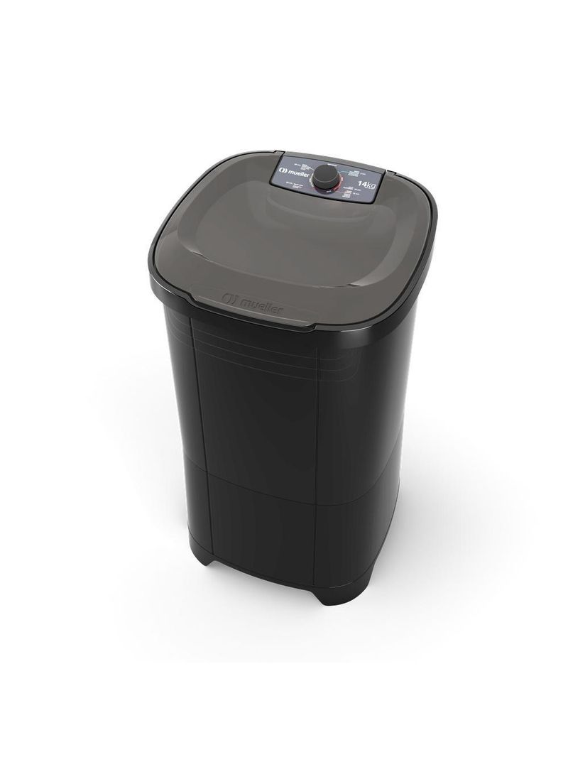 Tanquinho Mueller 14kg Semiautomático Preto MLT14B 110V