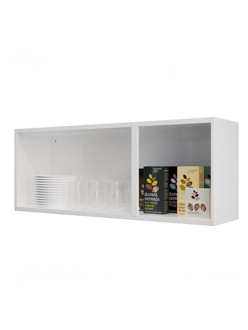 Armário Aereo De Cozinha Itatiaia Rose Com 3 Portas Branco - Arm-105