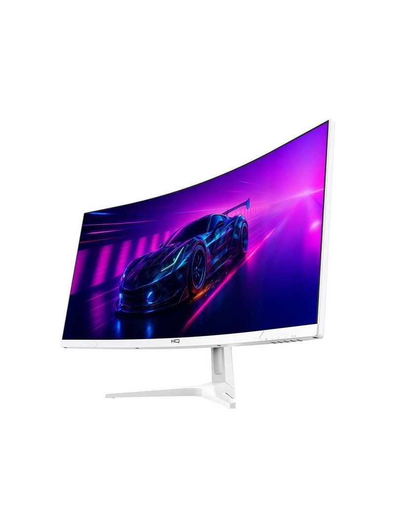 Monitor Gamer Curvo Branco HQ Premium 34” Ultrawide QHD 3440x1440, 165Hz, 1ms, AMD FreeSync, HDMI, DP - HQW34C16