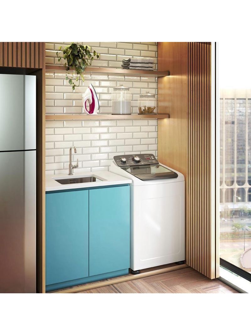 Máquina De Lavar Mueller 13kg Automática Com Ultracentrifugação E Ciclo Rápido Branca Mla13 127v