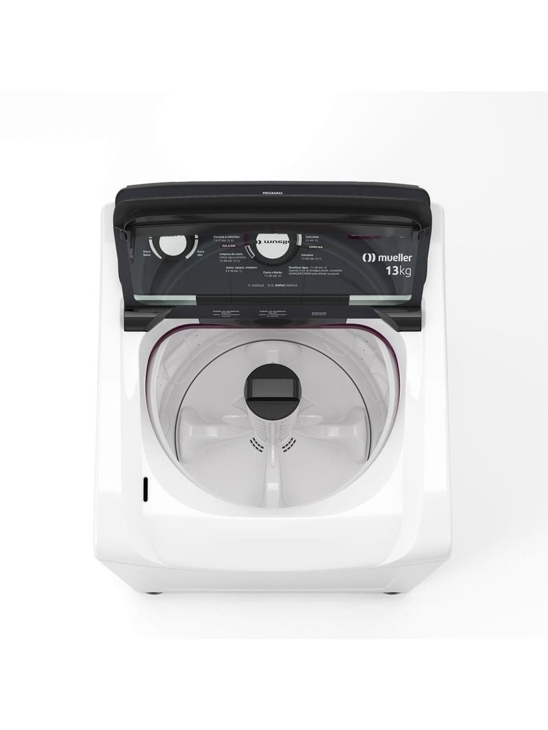 Máquina De Lavar Mueller 13kg Automática Com Ultracentrifugação E Ciclo Rápido Branca Mla13 127v