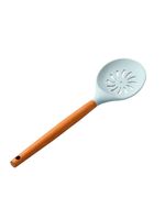 Kit escumadeira e espátula pá, bambu e silicone