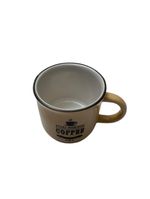 Kit de café individual marrom e bege demolição