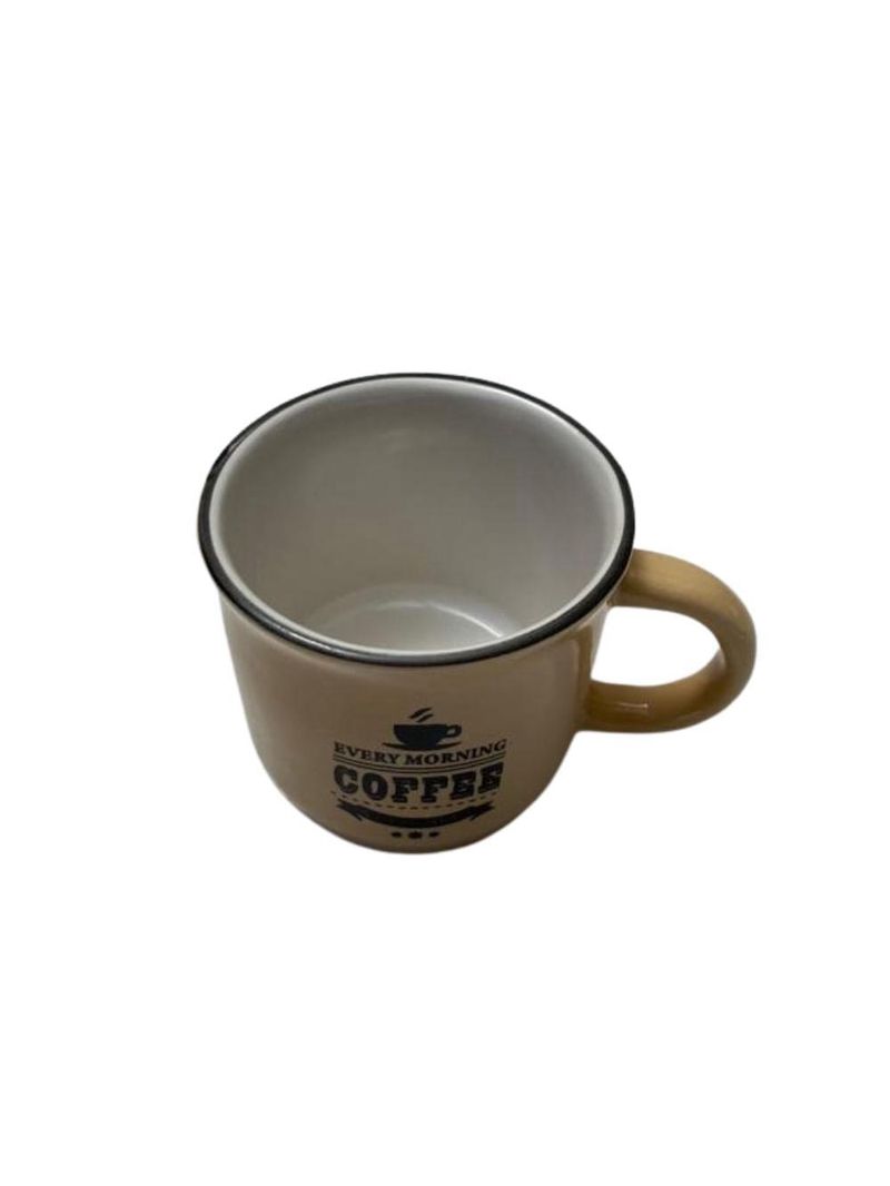 Kit de café individual marrom e bege demolição