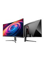Monitor Gamer Curvo HQ Premium 34” Ultrawide QHD 3440x1440, 165Hz, 1ms, AMD FreeSync, HDMI, DP - HQ34C16