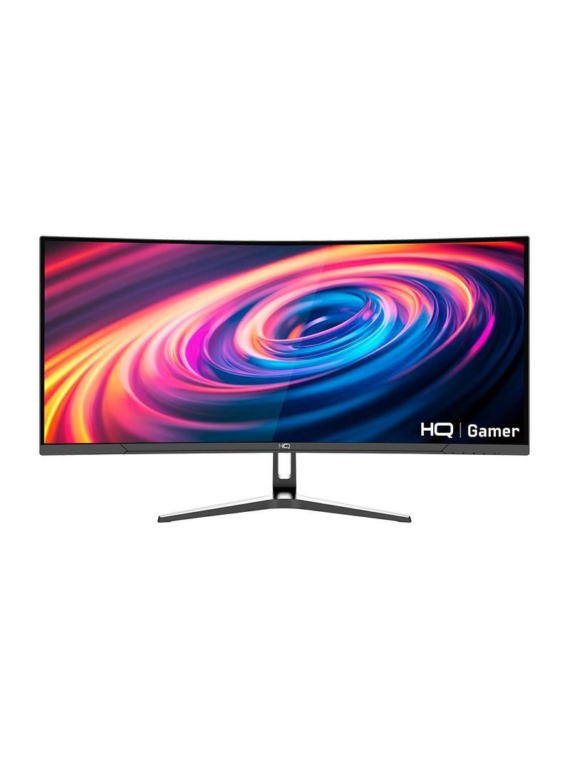 Monitor Gamer Curvo HQ Premium 34” Ultrawide QHD 3440x1440, 165Hz, 1ms, AMD FreeSync, HDMI, DP - HQ34C16