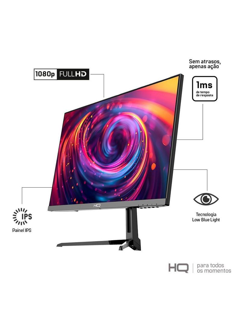 Monitor Gamer HQ 24" 180Hz 1ms IPS FreeSync Full HD