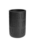 Porta escova words 7 4 cm x 11 6 cm   home style