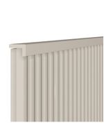 Cabeceira Para Cama De Casal E Queen Ripada 241cm Laranjeira Off White