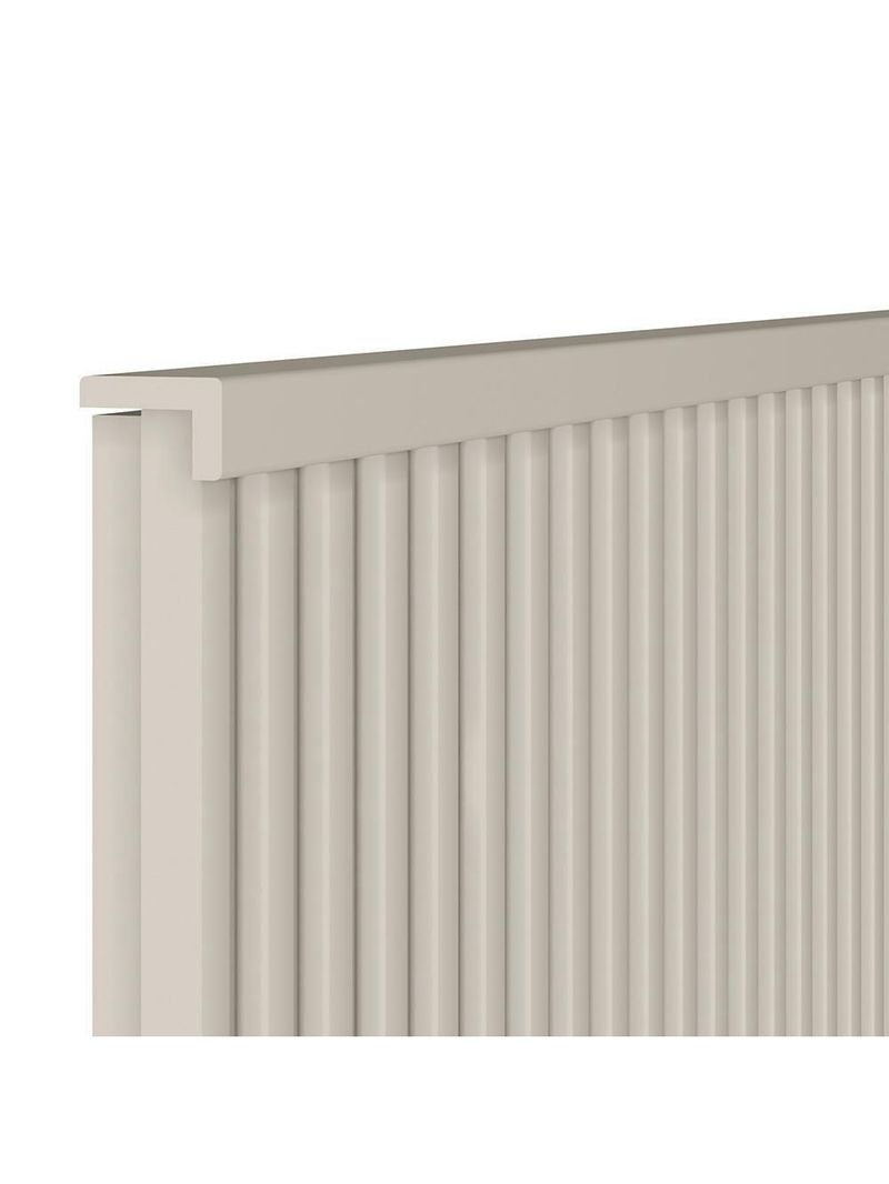 Cabeceira Para Cama De Casal E Queen Ripada 241cm Laranjeira Off White