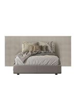 Cabeceira Para Cama De Casal E Queen Ripada 241cm Laranjeira Off White