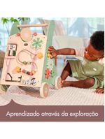 Andador multifuncional de madeira boho chic - tiny love