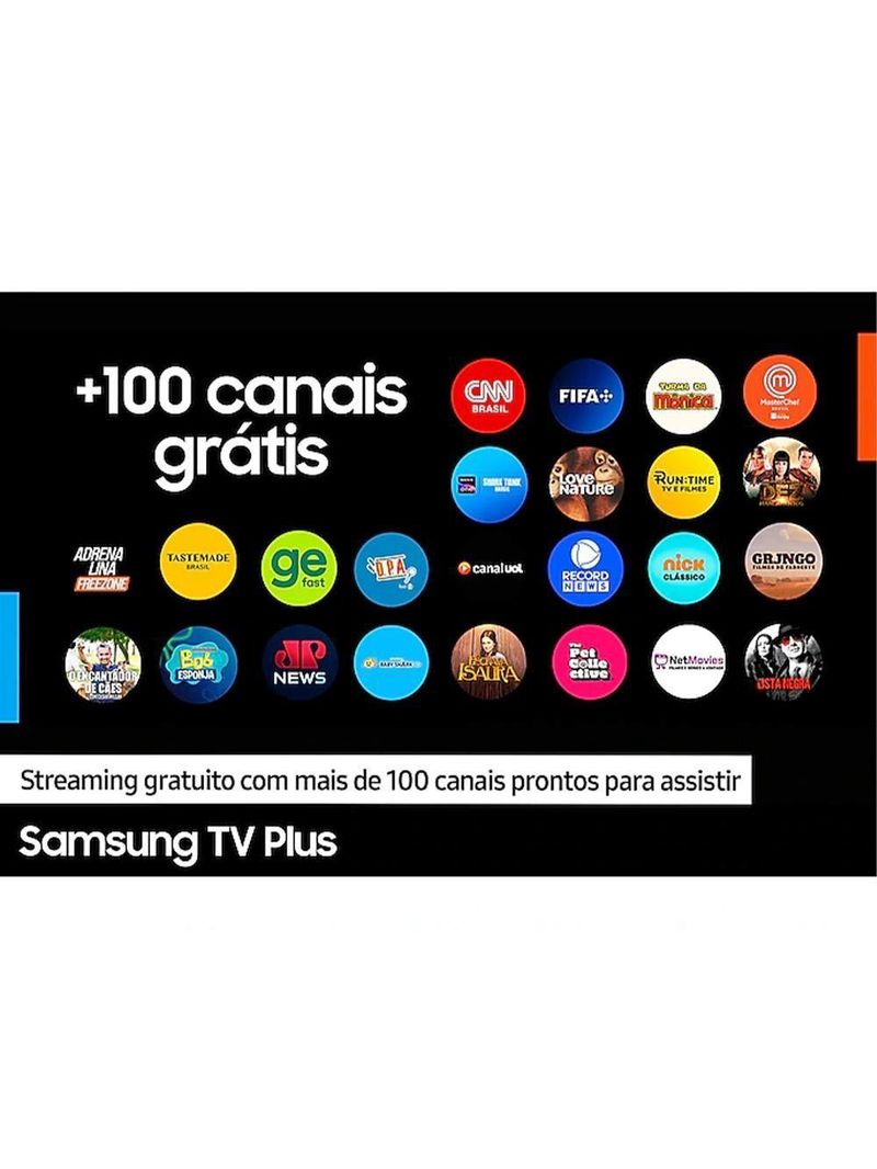 Smart TV Samsung 50” UHD 4K 50DU7700 com Xbox Game Pass, IA Energy Mode e Alexa Built-in